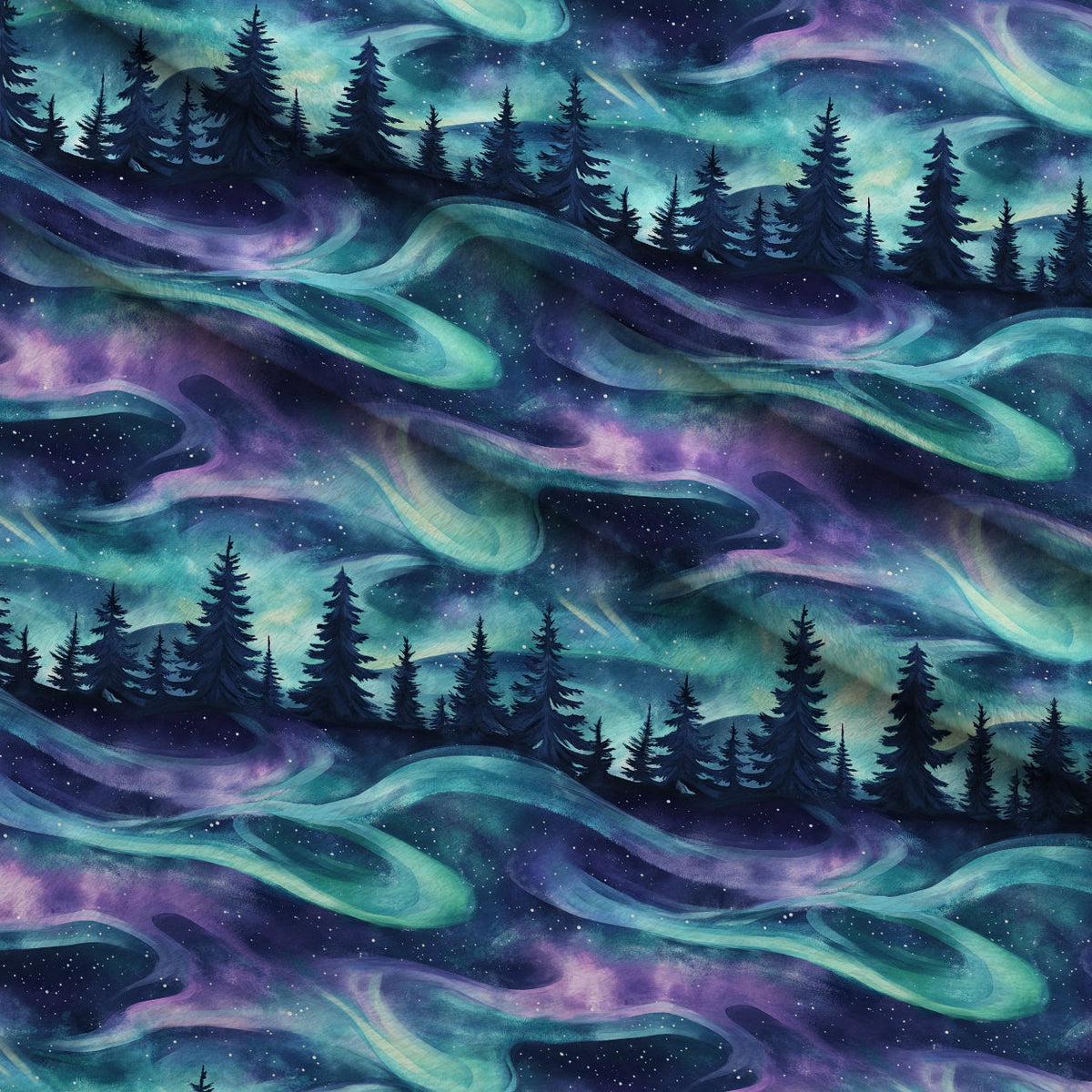 Aurora Pines Pattern 24 Minky Fabric