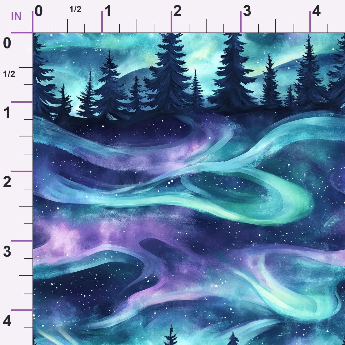 Aurora Pines Pattern 24 Minky Fabric