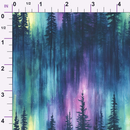 Aurora Pines Pattern 25 Minky Fabric