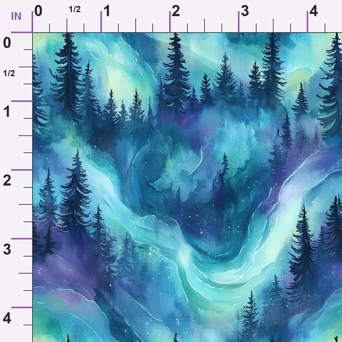 Aurora Pines Pattern 26 Minky Fabric