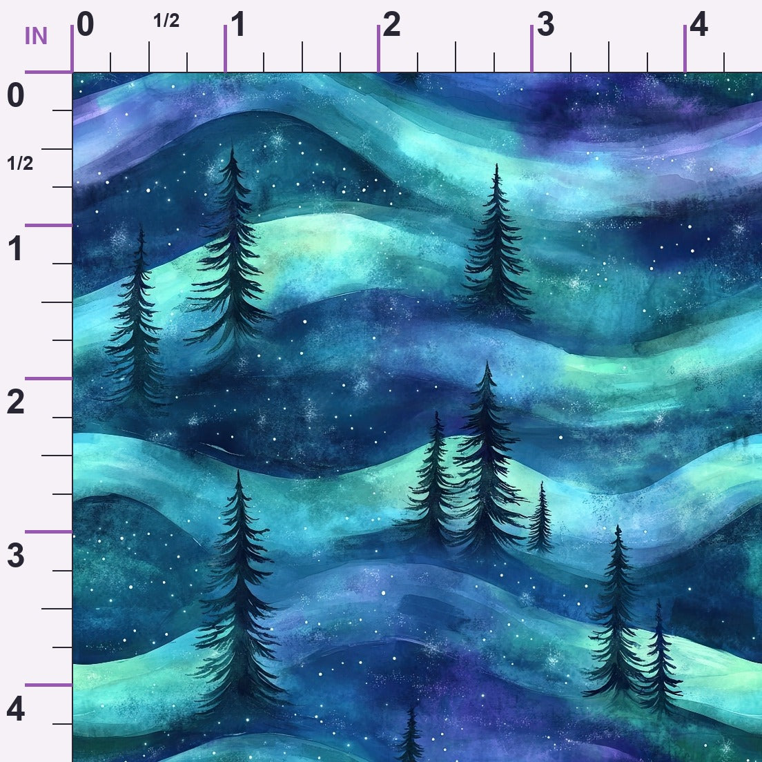 Aurora Pines Pattern 29 Minky Fabric