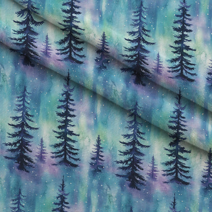 Aurora Pines Pattern 3 Minky Fabric