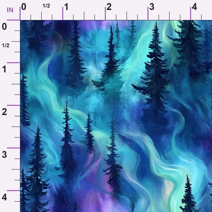Aurora Pines Pattern 30 Minky Fabric