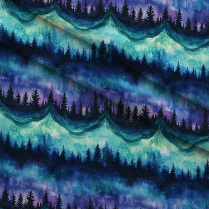 Aurora Pines Pattern 32 Minky Fabric