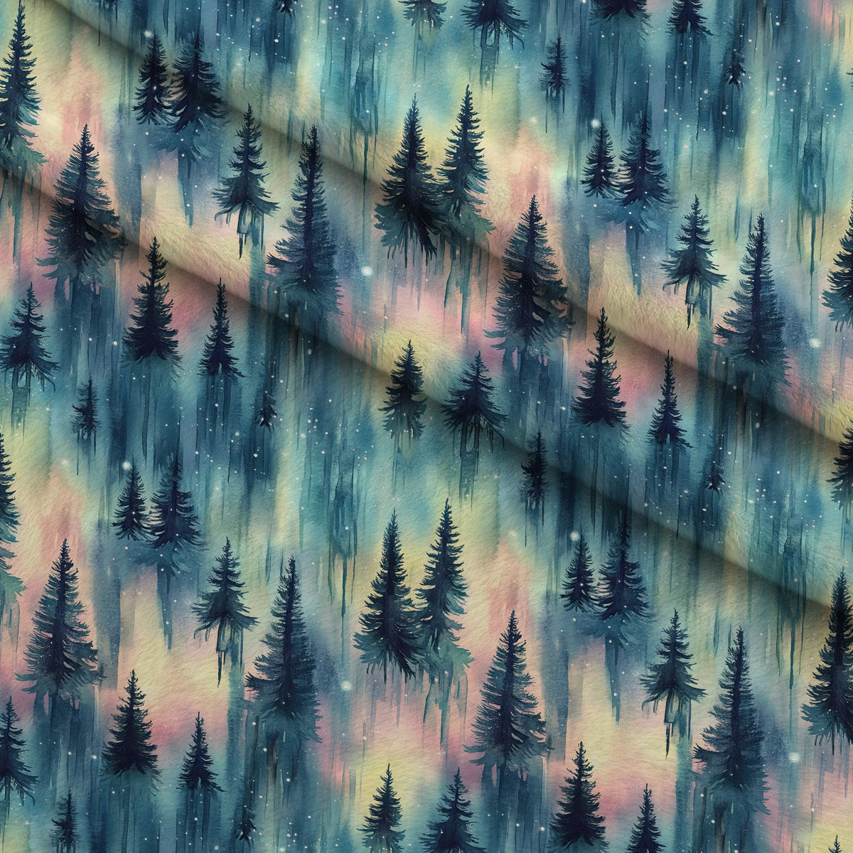 Aurora Pines Pattern 33 Minky Fabric