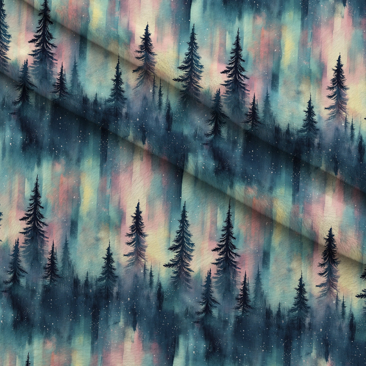 Aurora Pines Pattern 34 Minky Fabric