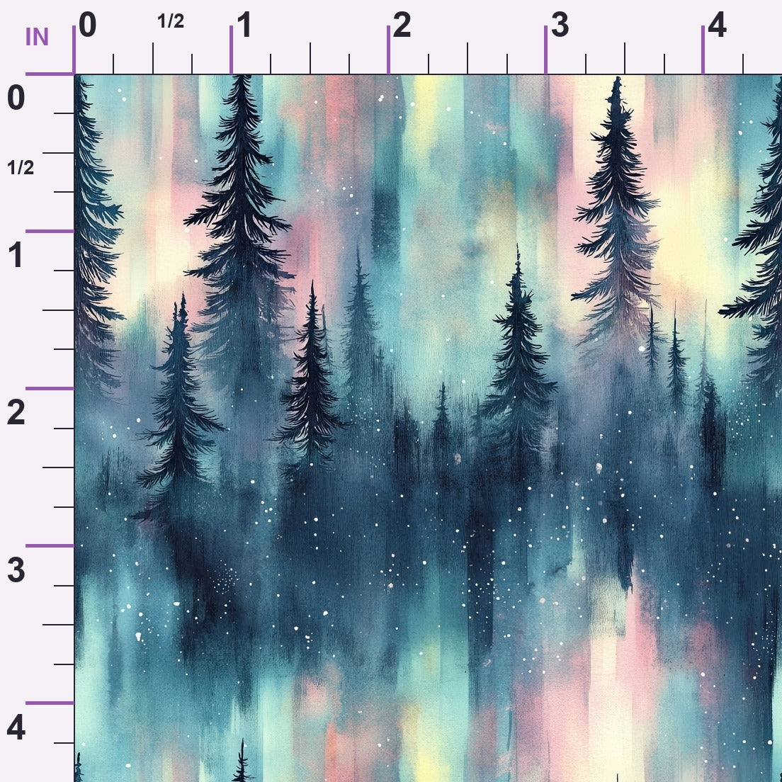 Aurora Pines Pattern 34 Minky Fabric