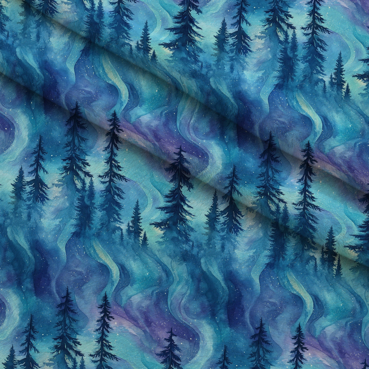 Aurora Pines Pattern 4 Minky Fabric