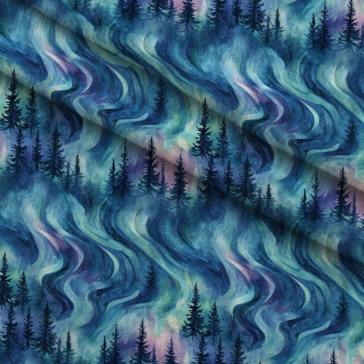 Aurora Pines Pattern 6 Minky Fabric