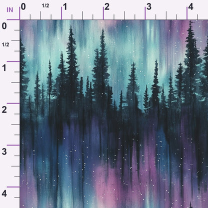 Aurora Pines Pattern 8 Minky Fabric