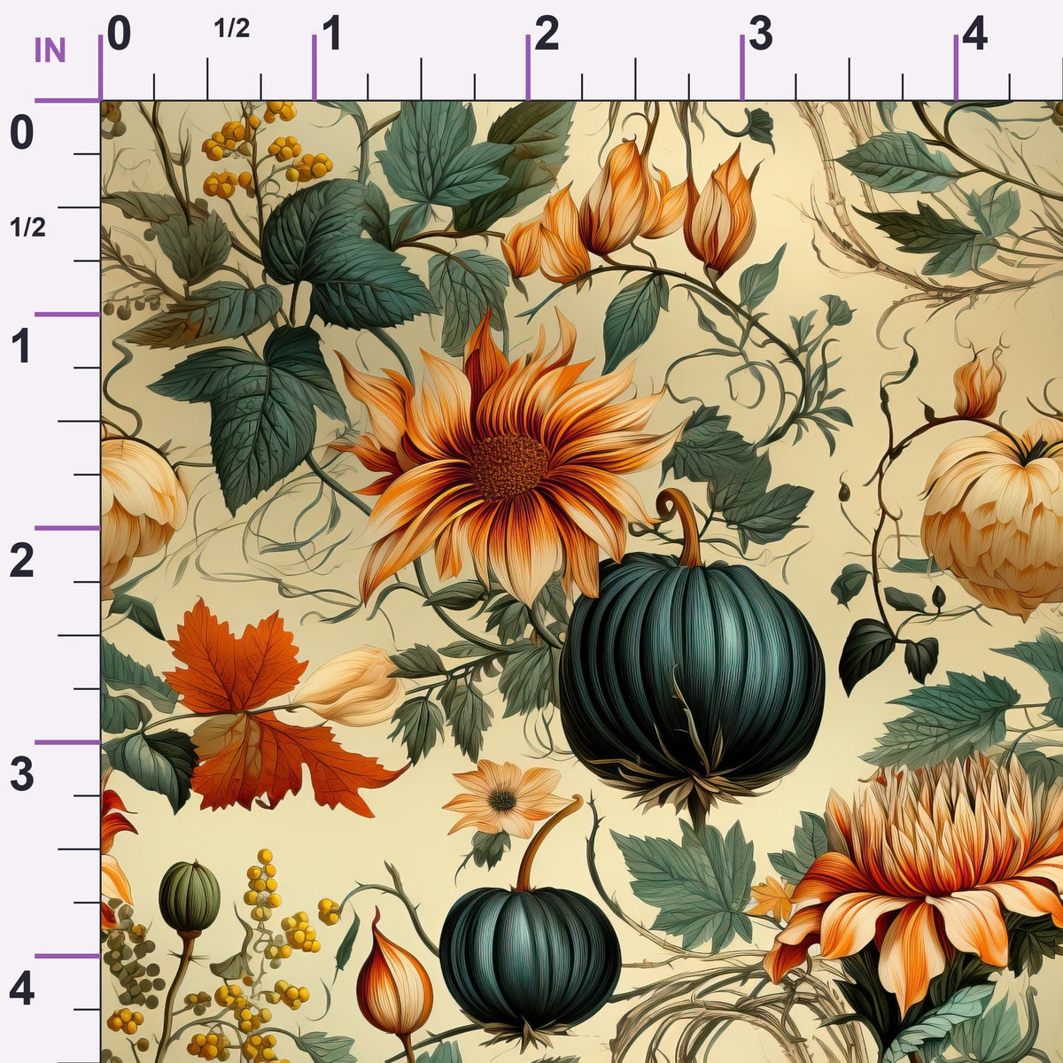 Autumn Reverie Pattern 1 Minky Fabric