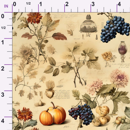 Autumn Reverie Pattern 2 Minky Fabric
