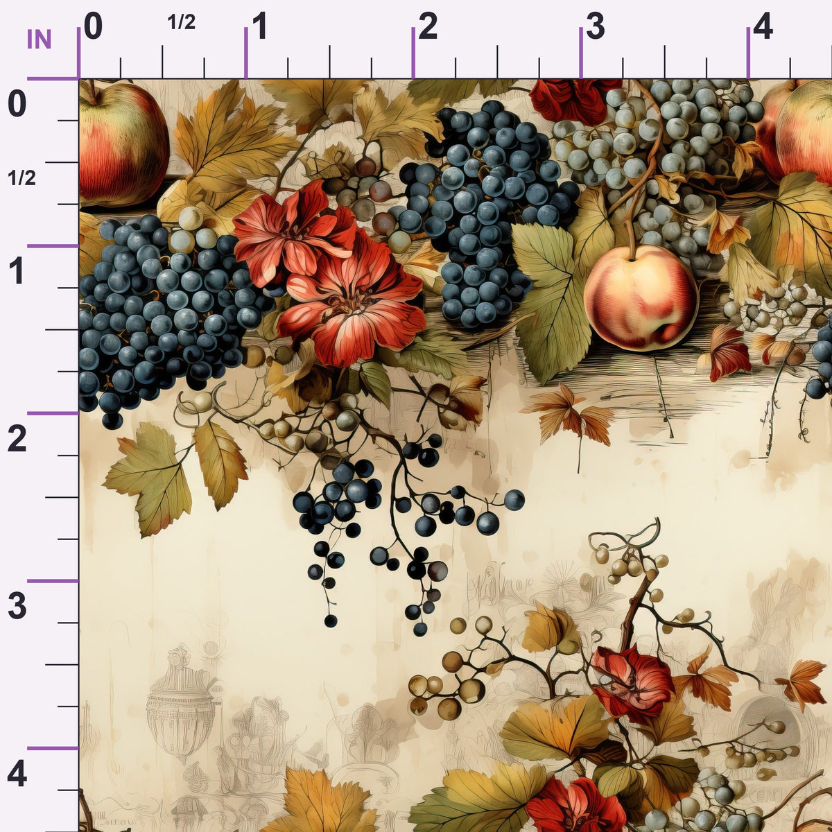 Autumn Reverie Pattern 4 Minky Fabric