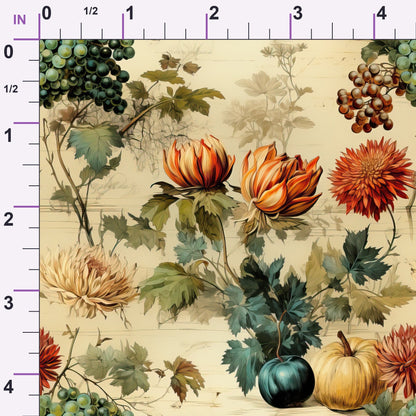 Autumn Reverie Pattern 8 Minky Fabric