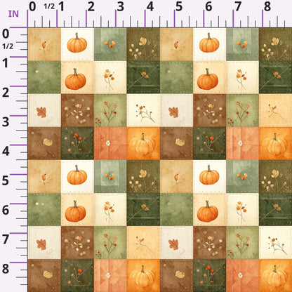 Autumn Woodland Whimsy Pattern 10 Minky Fabric