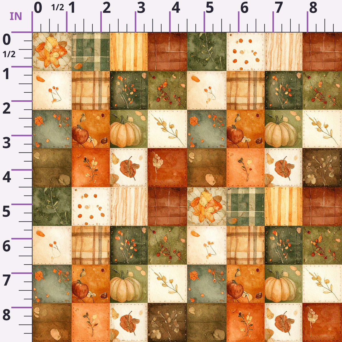 Autumn Woodland Whimsy Pattern 11 Minky Fabric