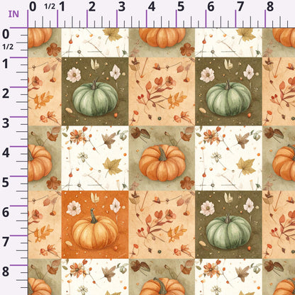 Autumn Woodland Whimsy Pattern 4 Minky Fabric