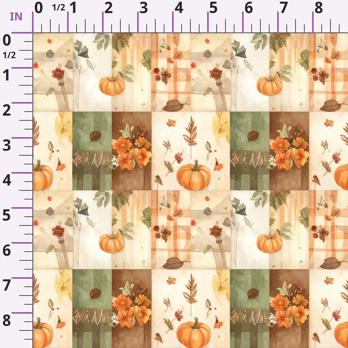 Autumn Woodland Whimsy Pattern 5 Minky Fabric