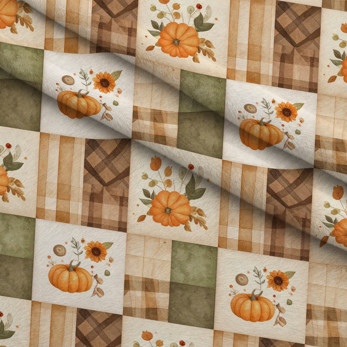 Autumn Woodland Whimsy Pattern 6 Minky Fabric