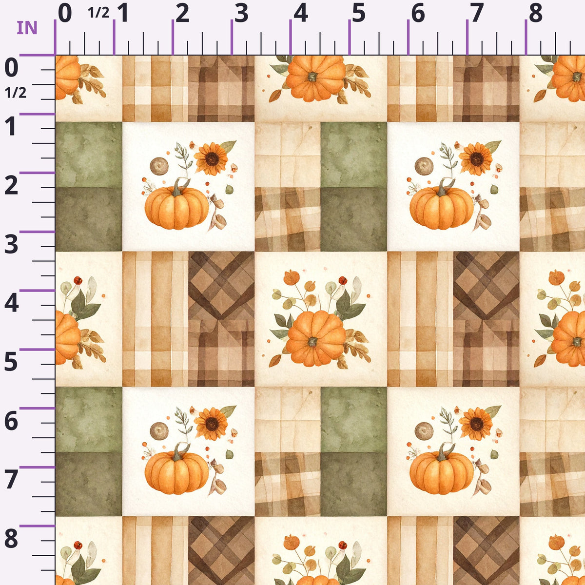 Autumn Woodland Whimsy Pattern 6 Minky Fabric