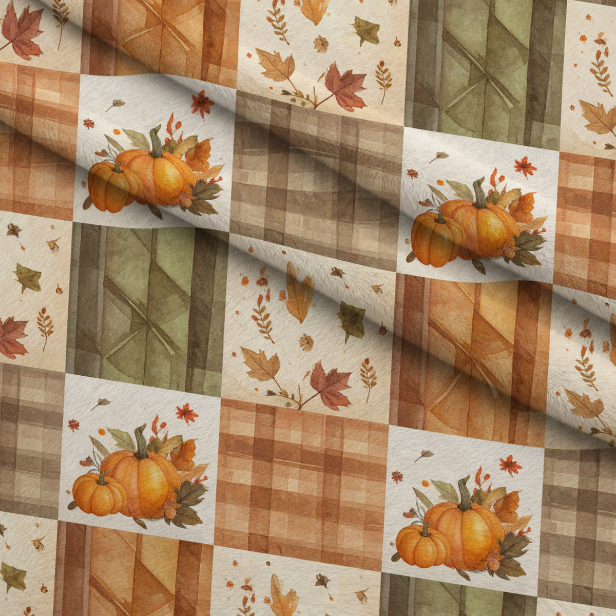 Autumn Woodland Whimsy Pattern 7 Minky Fabric