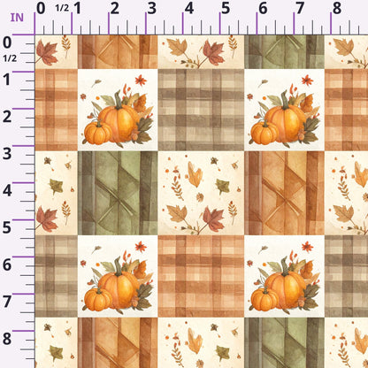 Autumn Woodland Whimsy Pattern 7 Minky Fabric