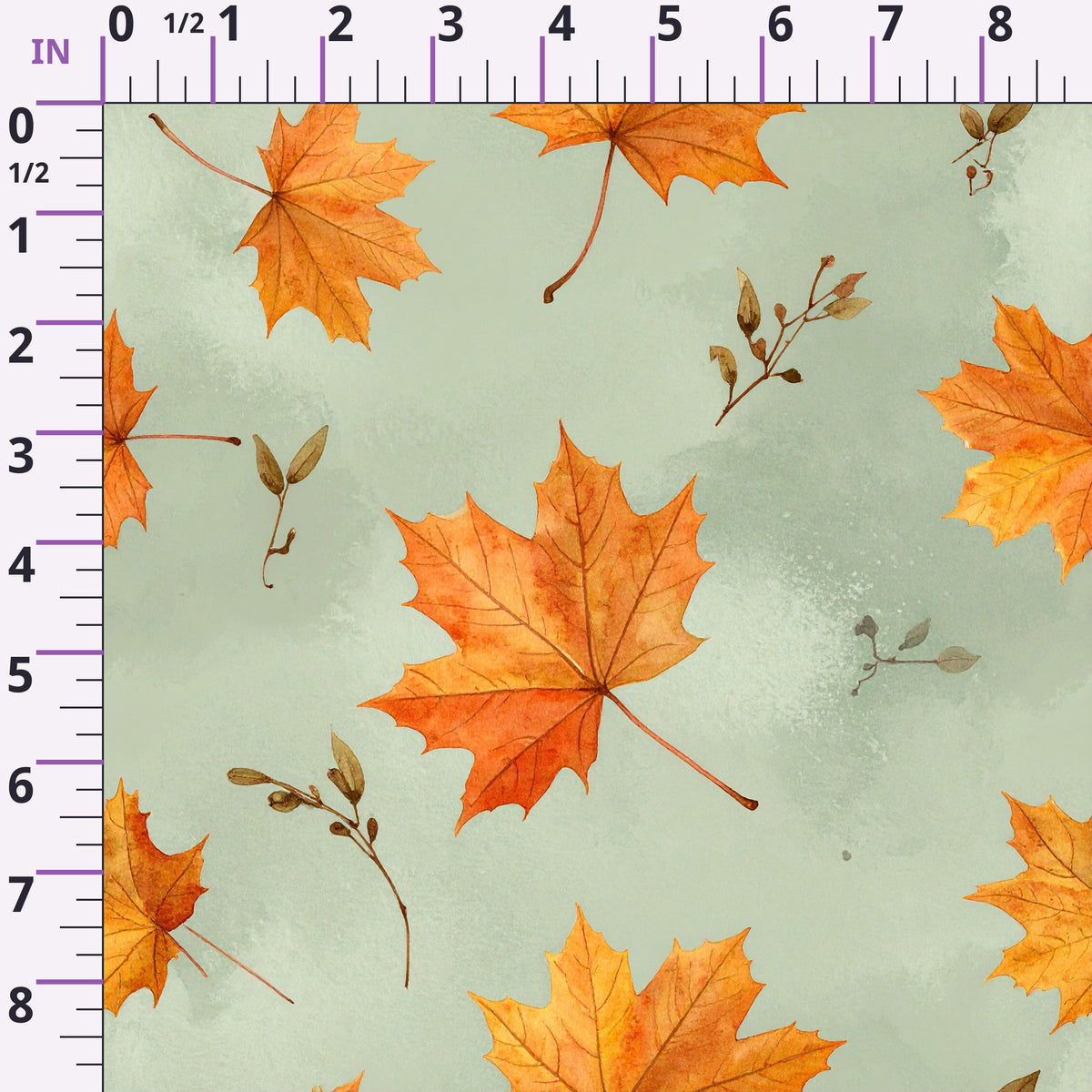 Autumn Woodland Whimsy Pattern 8 Minky Fabric