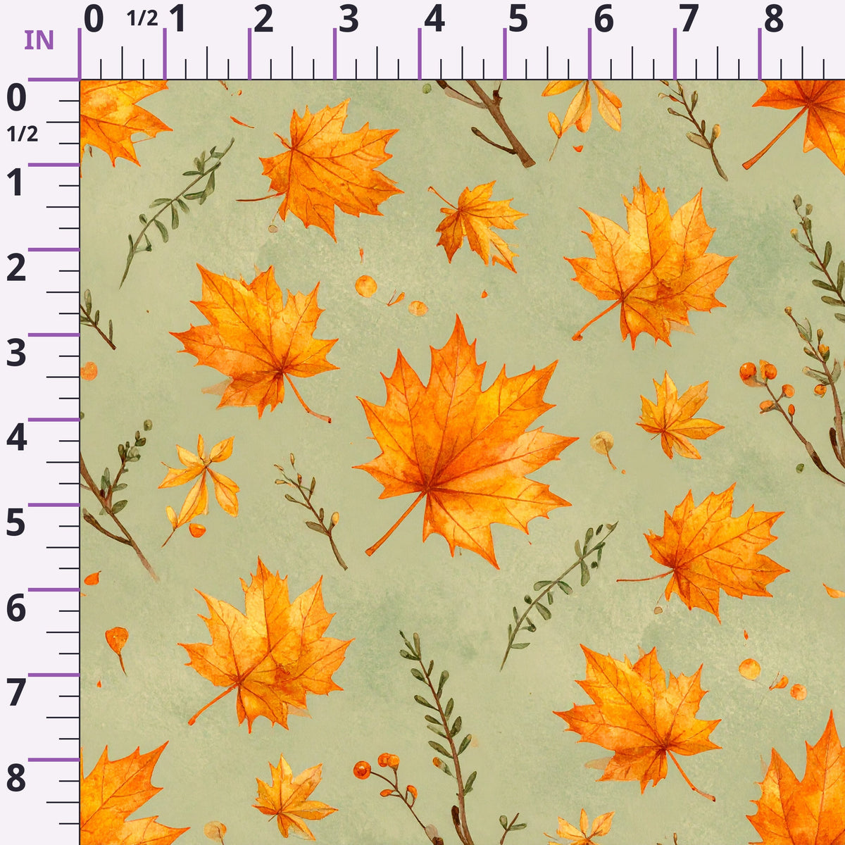 Autumn Woodland Whimsy Pattern 9 Minky Fabric