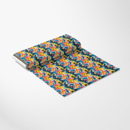 Psychedelic Painting Pattern 4 Quilting Cotton Fabric