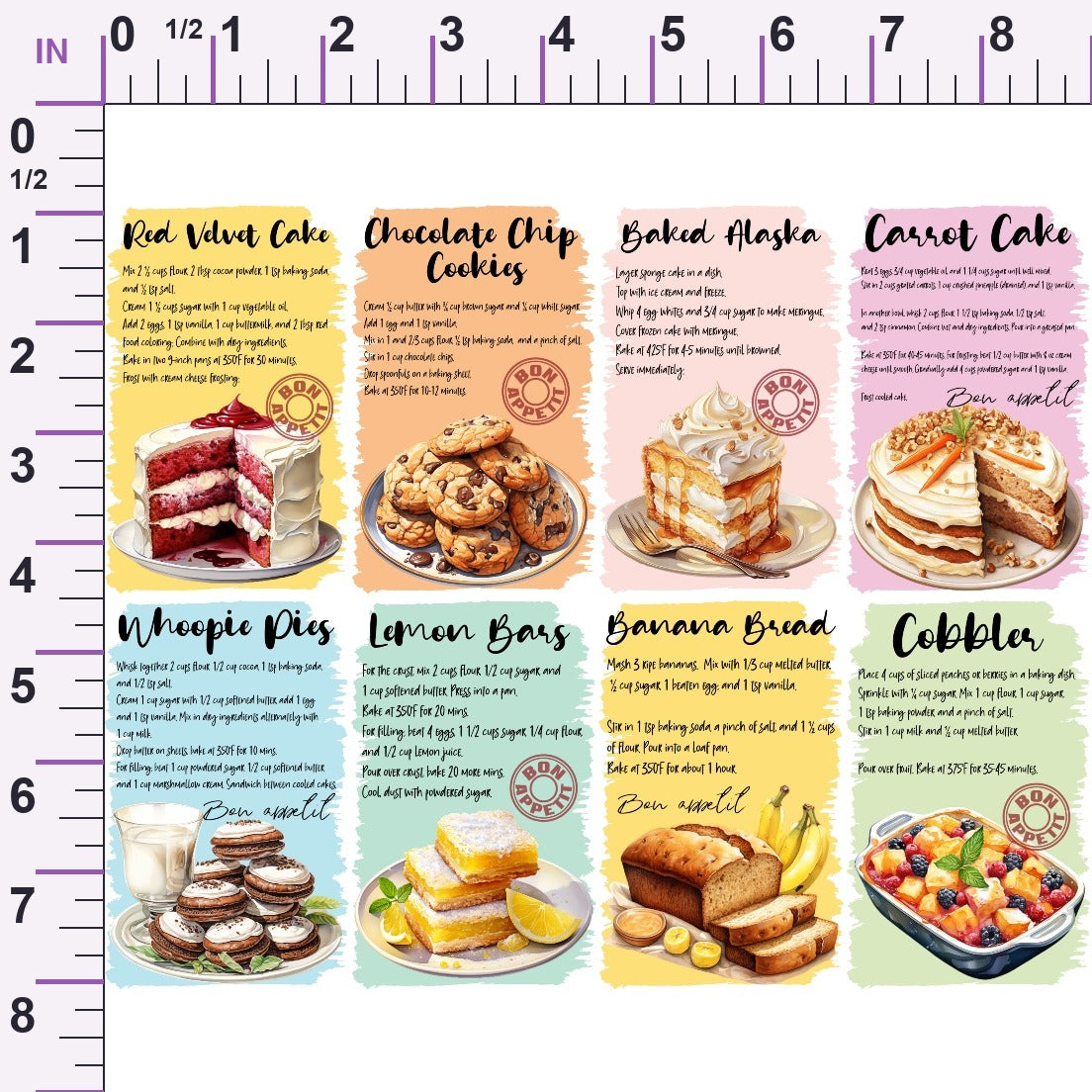 Bakery Bliss Pattern 1 Minky Fabric