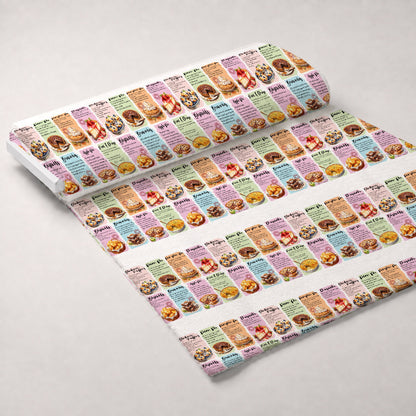 Bakery Bliss Pattern 2 Minky Fabric