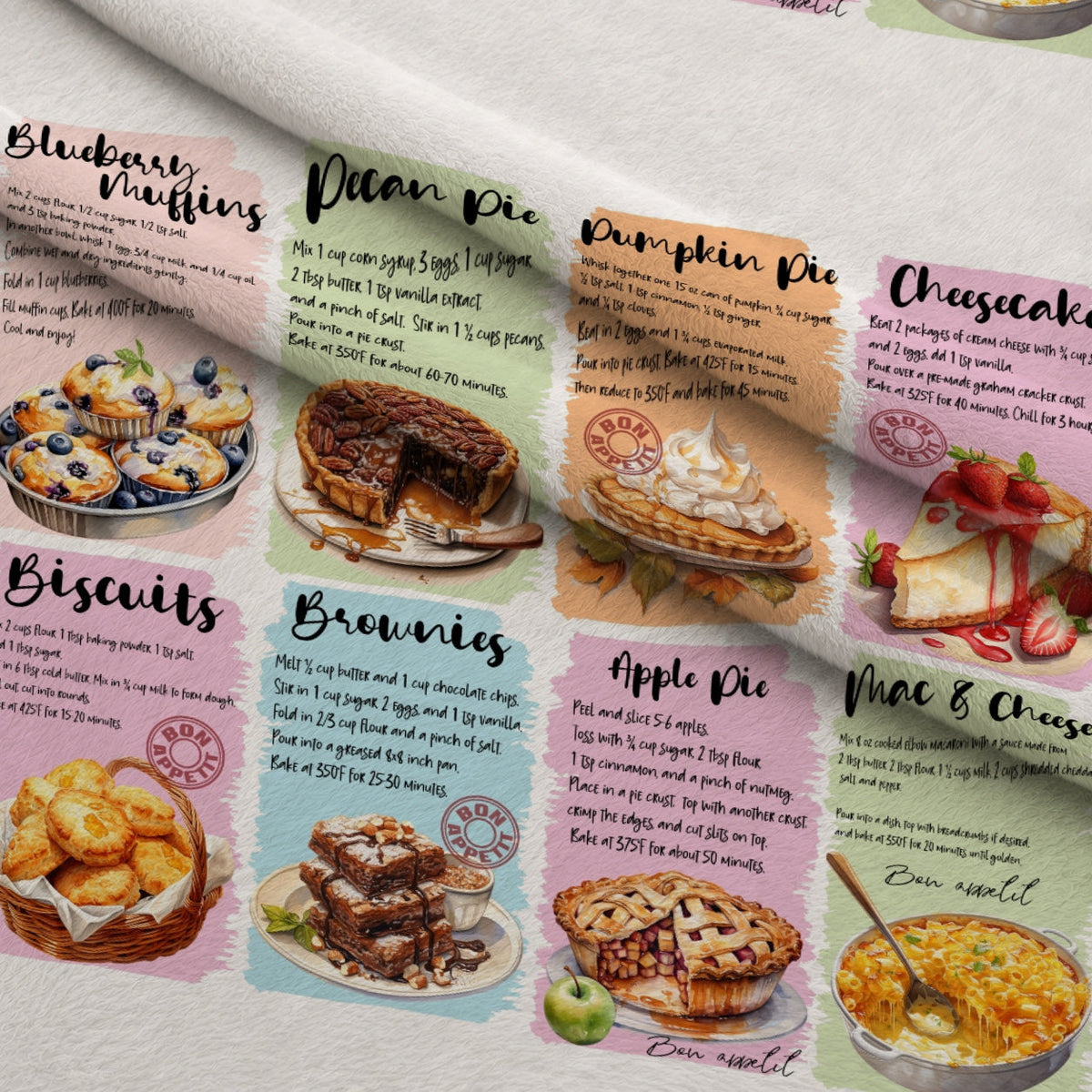 Bakery Bliss Pattern 2 Minky Fabric