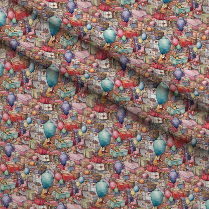 Balloon Jubilee Pattern 12 Minky Fabric