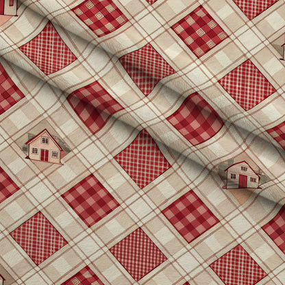 Barnyard Blooms Pattern 1 Minky Fabric