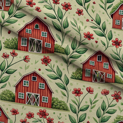 Barnyard Blooms Pattern 11 Minky Fabric