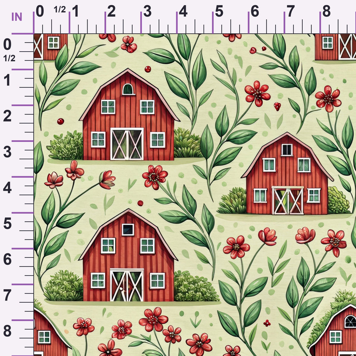 Barnyard Blooms Pattern 11 Minky Fabric