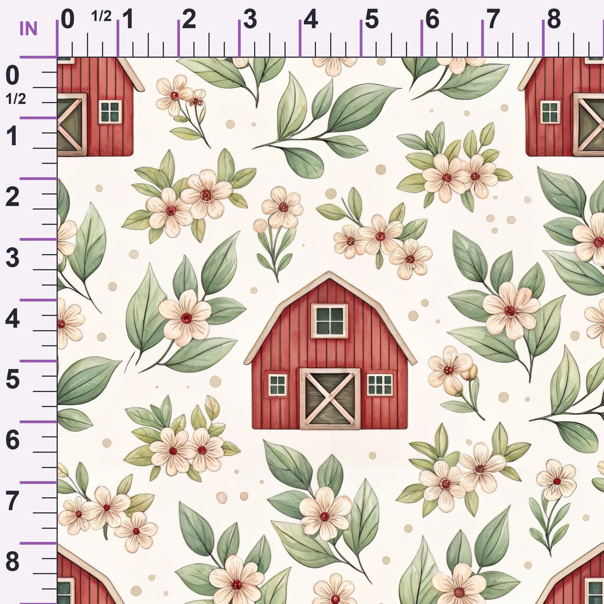 Barnyard Blooms Pattern 14 Minky Fabric