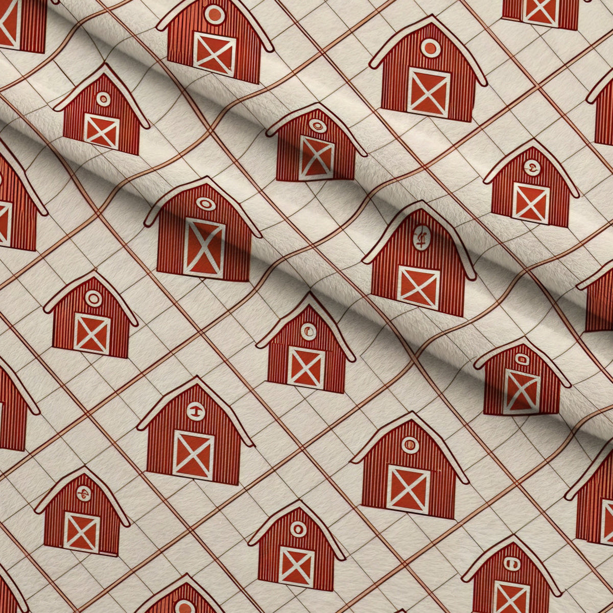 Barnyard Blooms Pattern 6 Minky Fabric