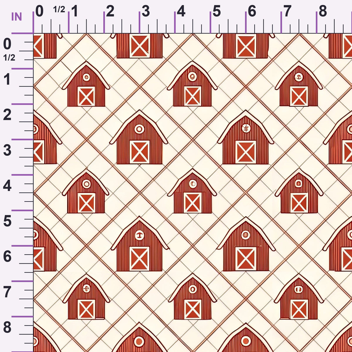 Barnyard Blooms Pattern 6 Minky Fabric