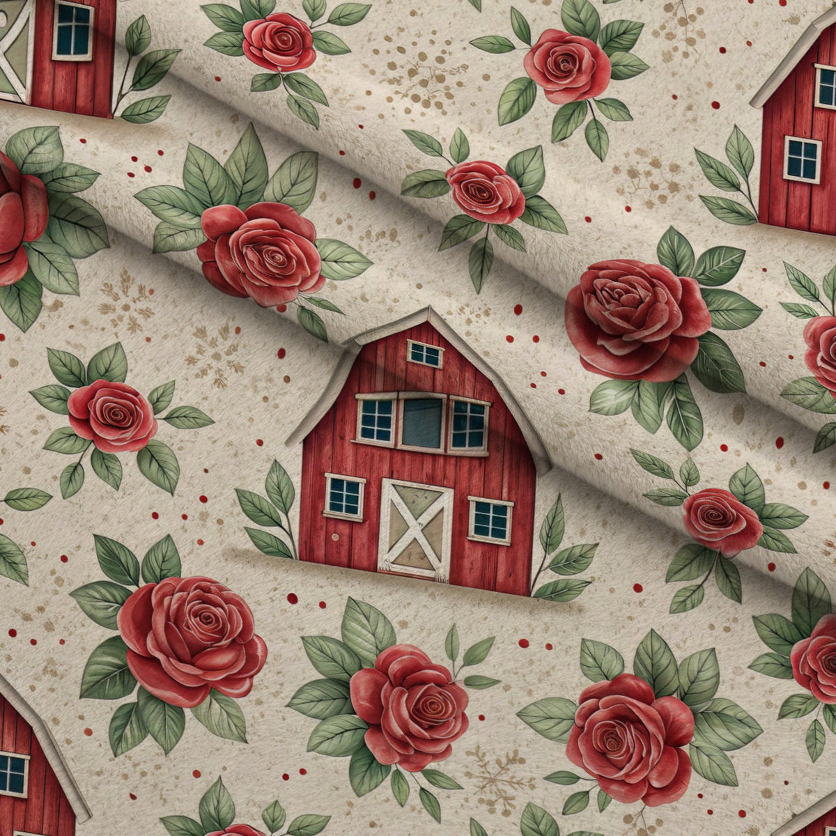 Barnyard Blooms Pattern 8 Minky Fabric
