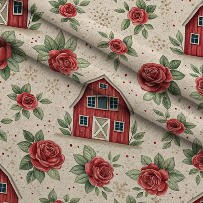 Barnyard Blooms Pattern 8 Minky Fabric