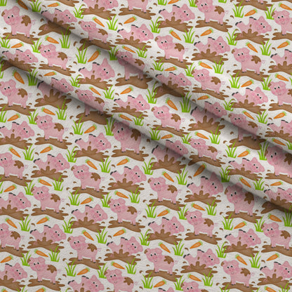 Barnyard Buddies Pattern 1 Minky Fabric