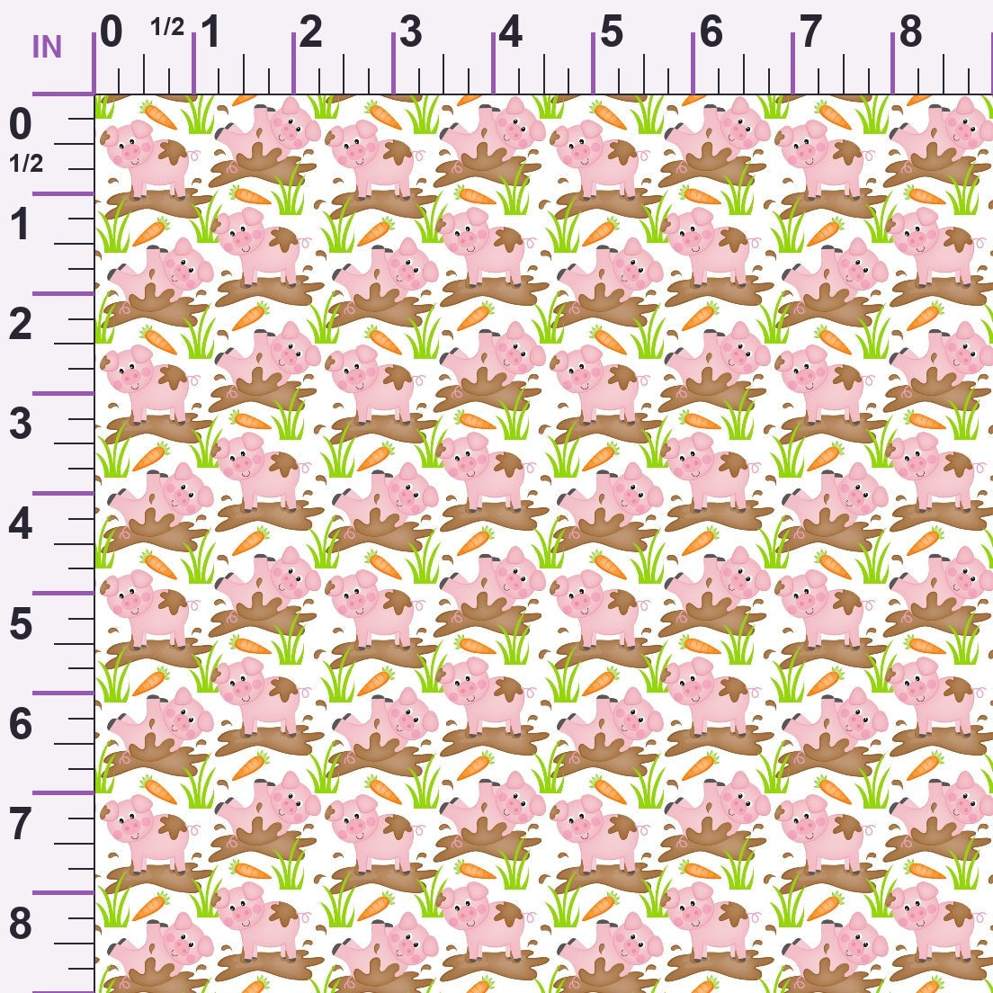 Barnyard Buddies Pattern 1 Minky Fabric