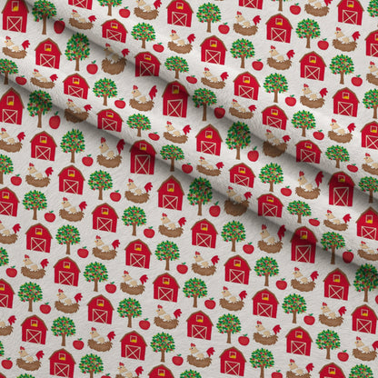 Barnyard Buddies Pattern 3 Minky Fabric