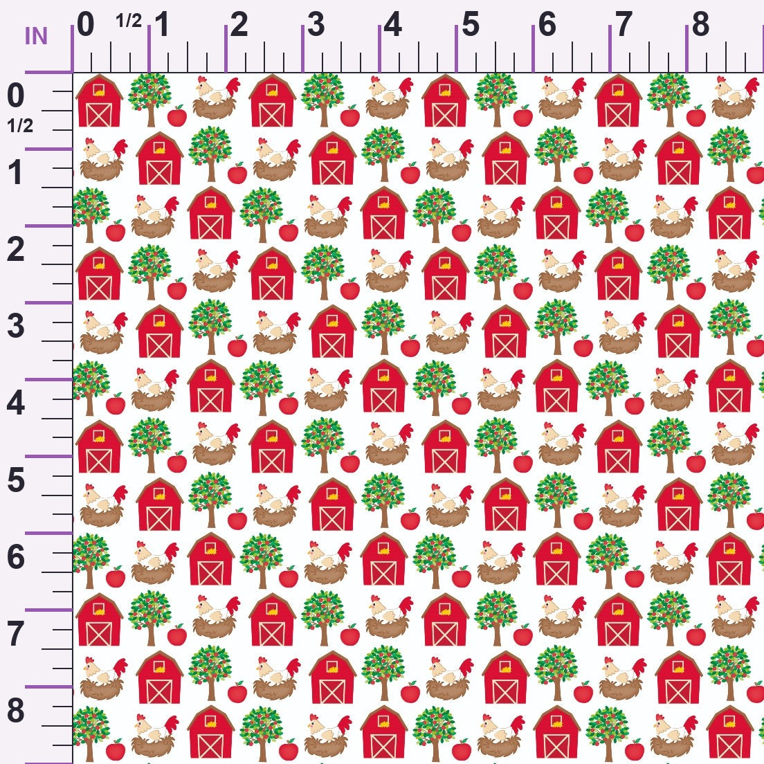 Barnyard Buddies Pattern 3 Minky Fabric