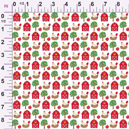 Barnyard Buddies Pattern 3 Minky Fabric