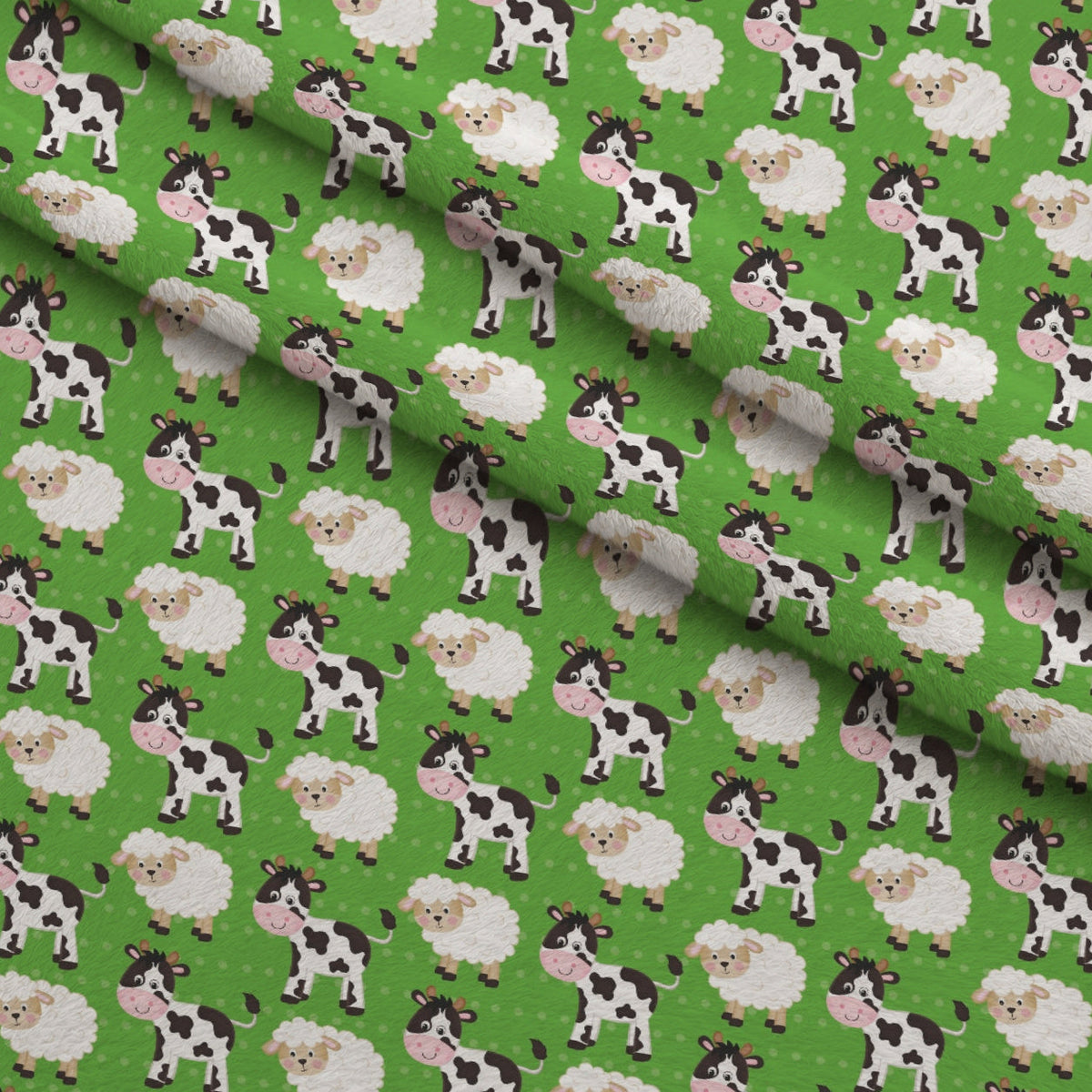 Barnyard Buddies Pattern 6 Minky Fabric