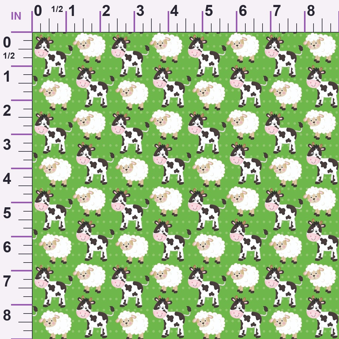Barnyard Buddies Pattern 6 Minky Fabric