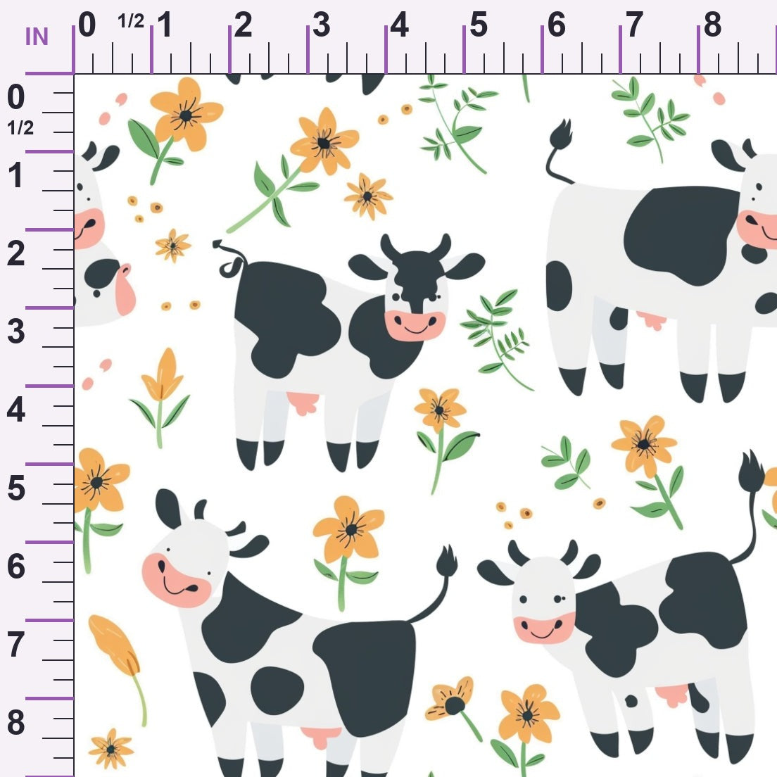 Barnyard Friends Pattern 1 Minky Fabric