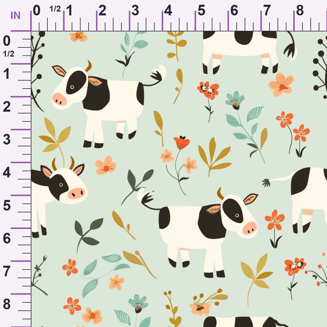 Barnyard Friends Pattern 11 Minky Fabric